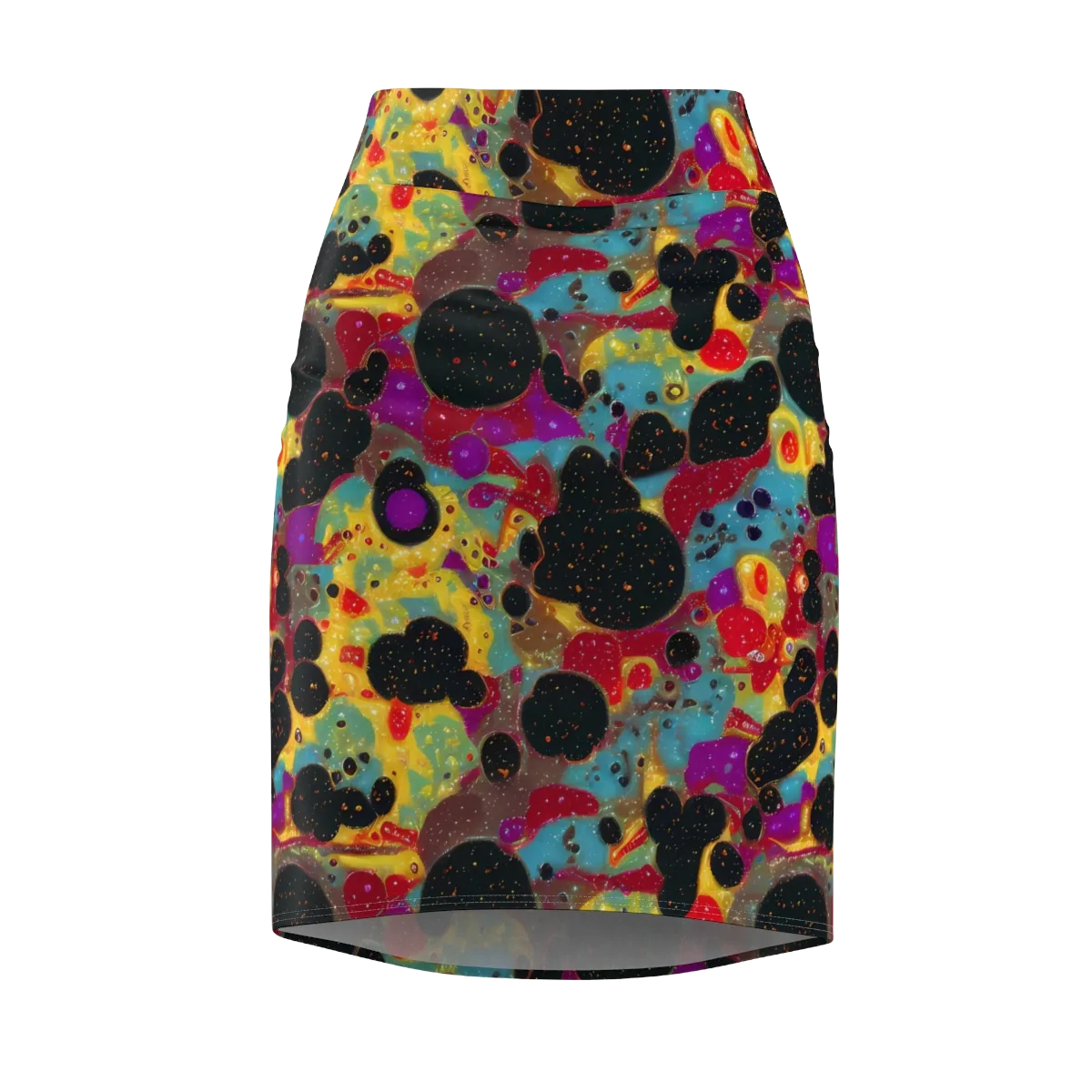 Black Hole Bonbons on Pencil Skirt — Front