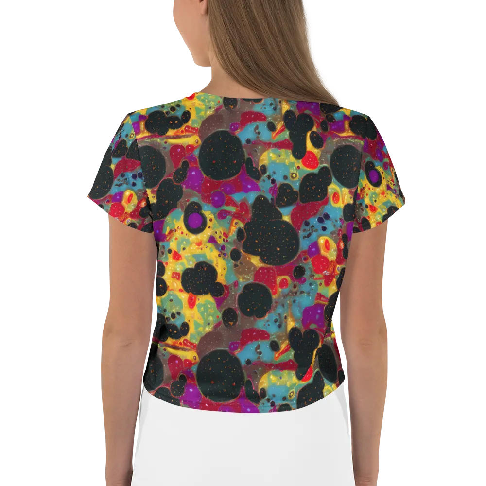 Black Hole Bonbons on Crop Tee — Back