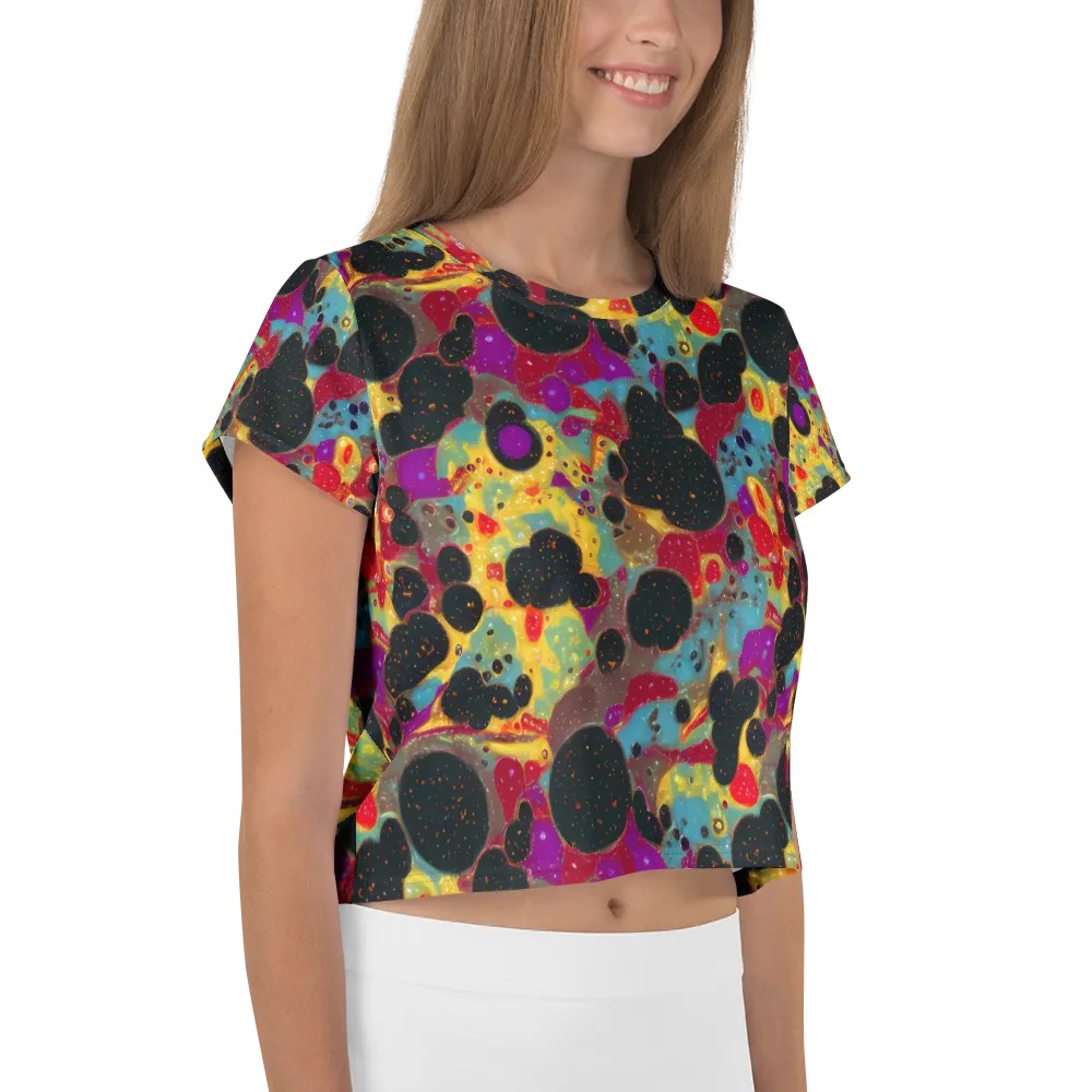 Black Hole Bonbons on Crop Tee — Right