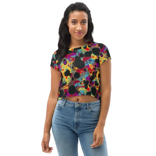 Black Hole Bonbons on a Crop Tee