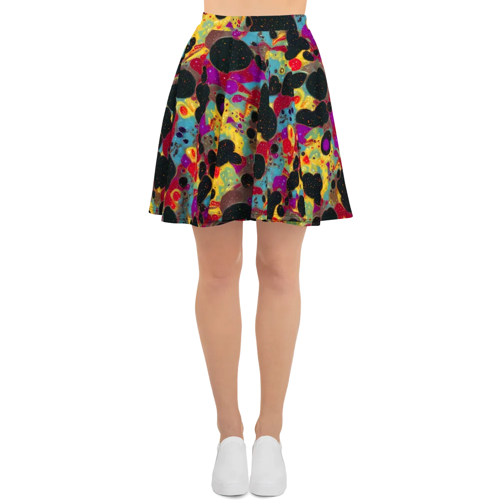 Black Hole Bonbons on Skater Skirt — Front