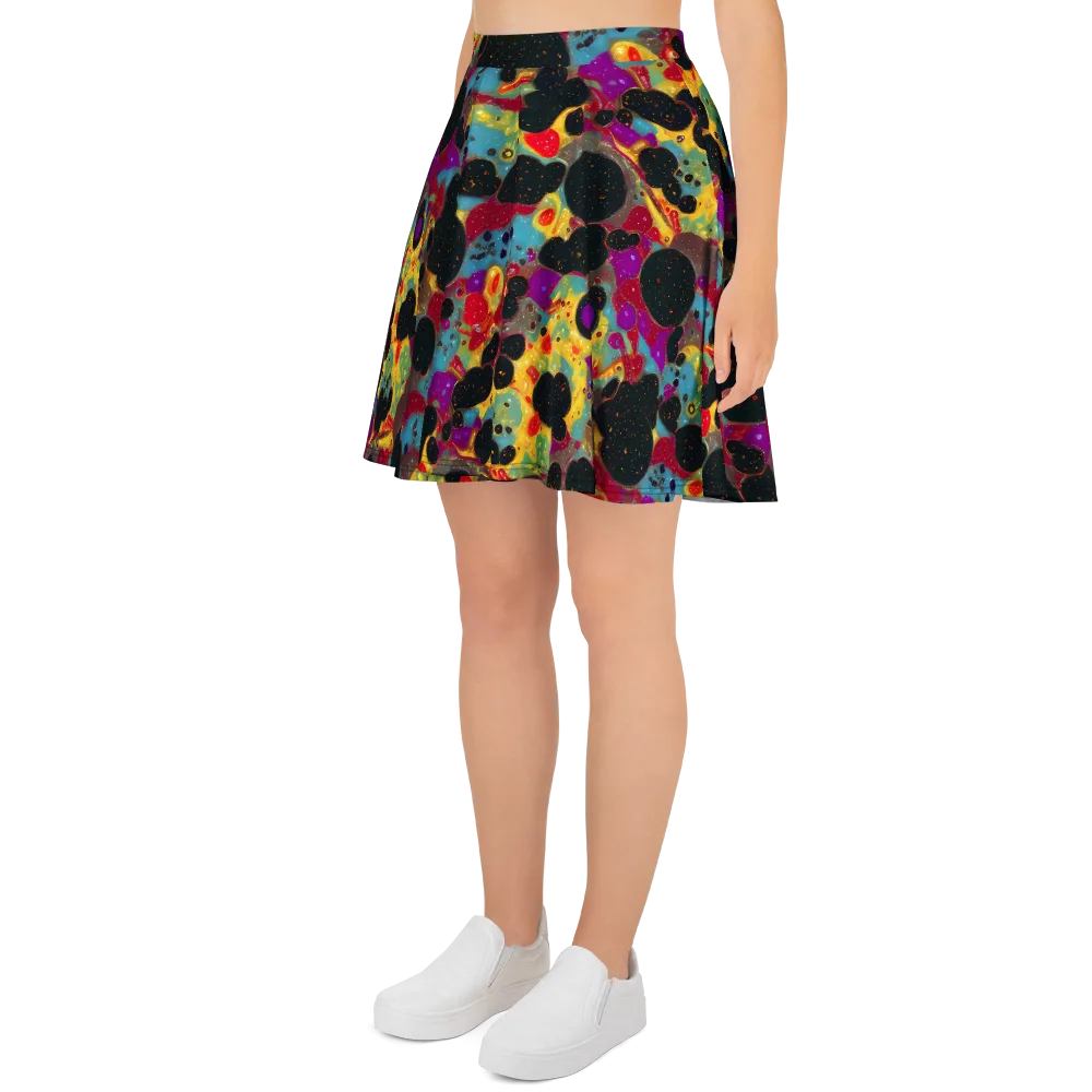 Black Hole Bonbons on Skater Skirt — Left