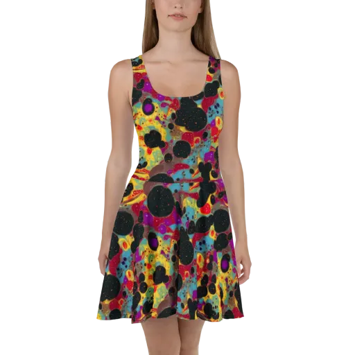 Black Hole Bonbons on a Skater Dress