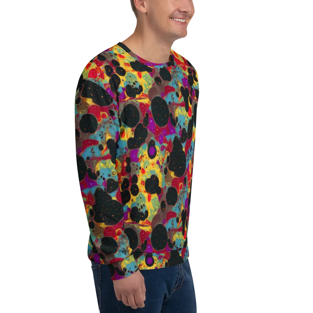 Black Hole Bonbons on Sweatshirt — Right Front