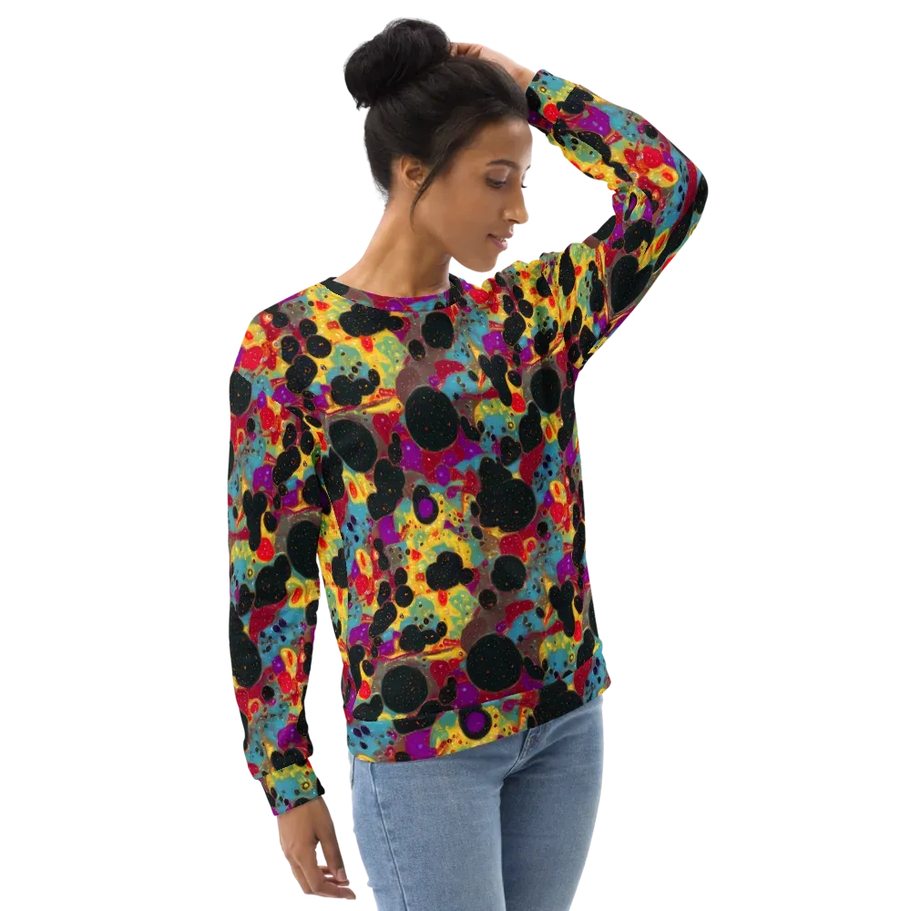Black Hole Bonbons on Sweatshirt — Right Front