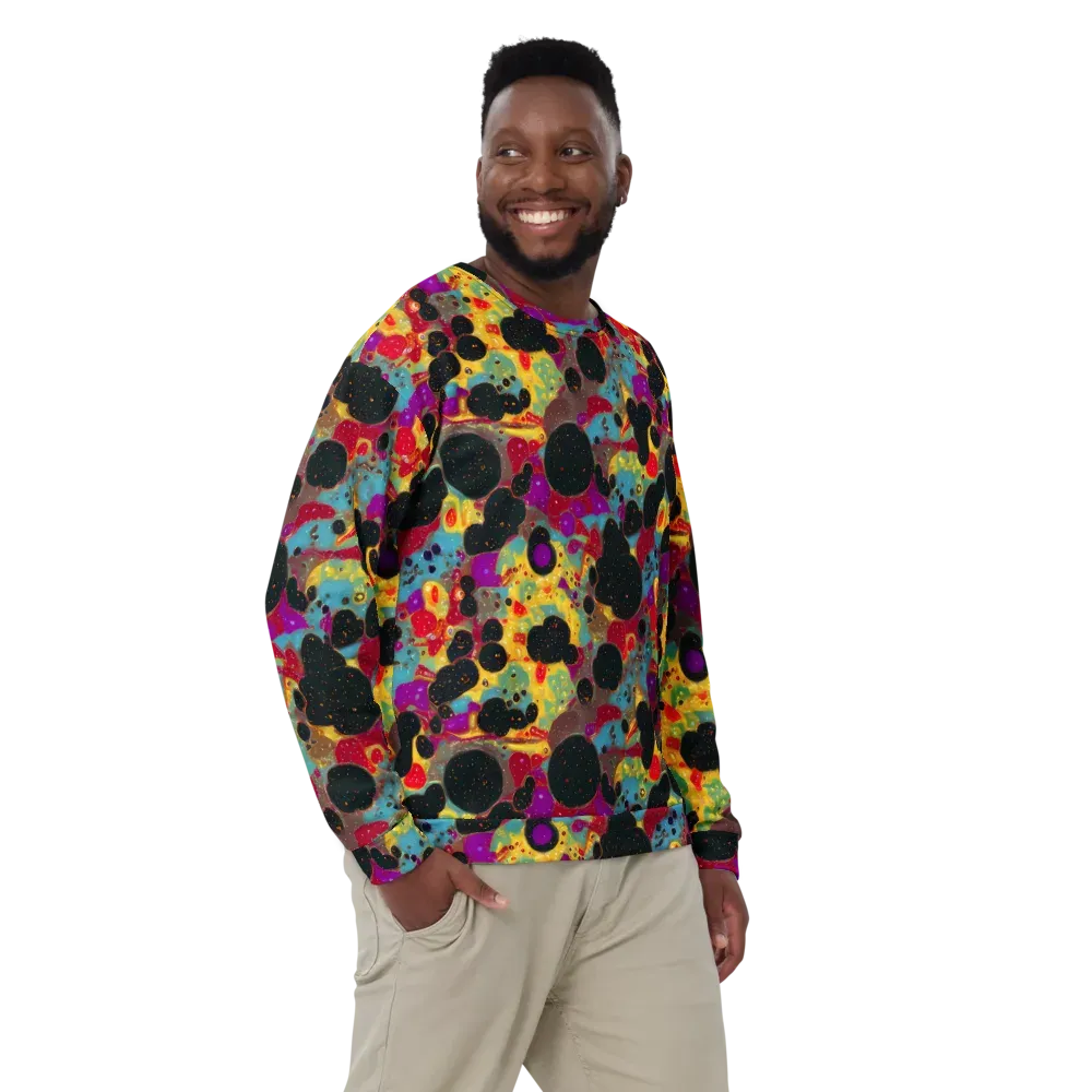 Black Hole Bonbons on Sweatshirt — Front