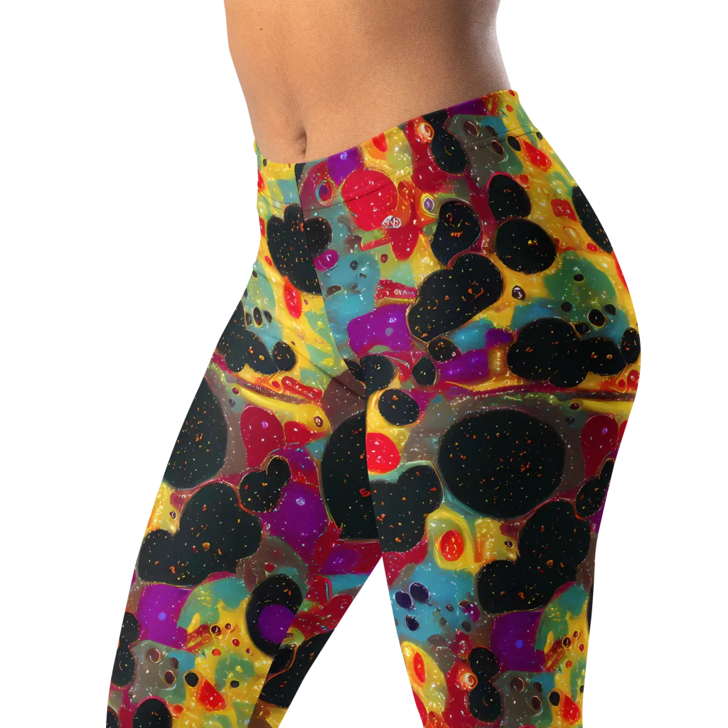 Black Hole Bonbons on Leggings — Left Front
