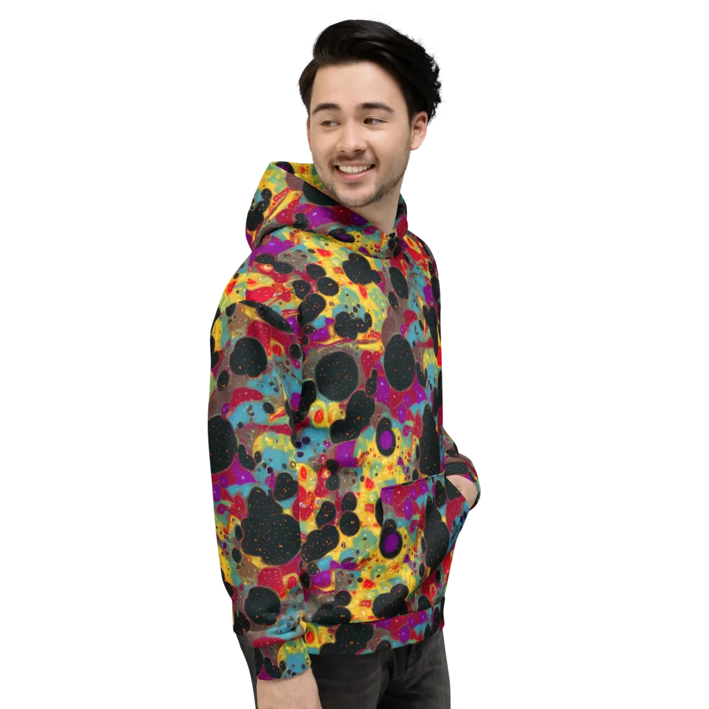 Black Hole Bonbons on Hoodie — Right