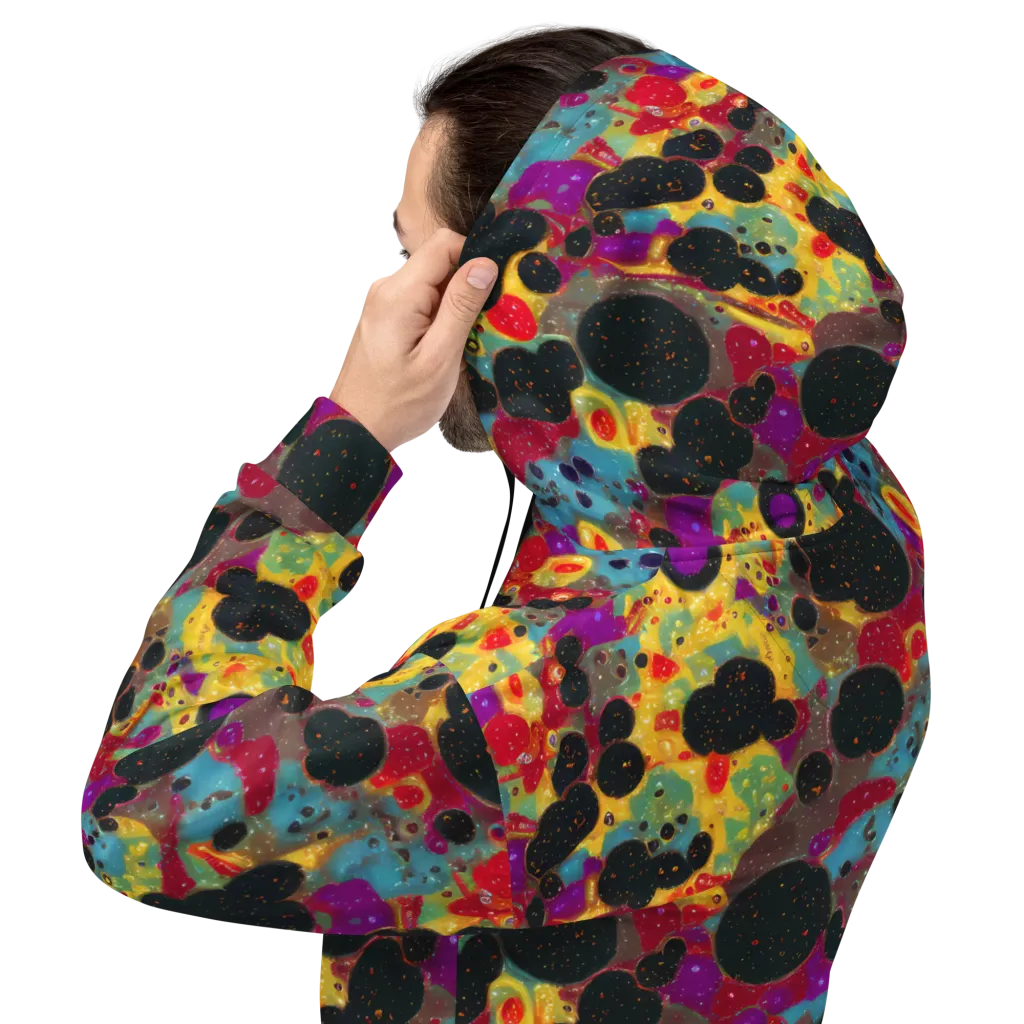 Black Hole Bonbons on Hoodie — Back