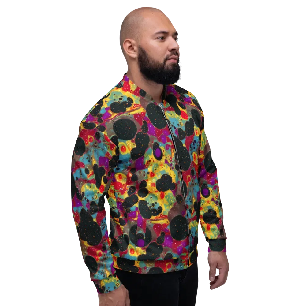 Black Hole Bonbons on Bomber Jacket — Right