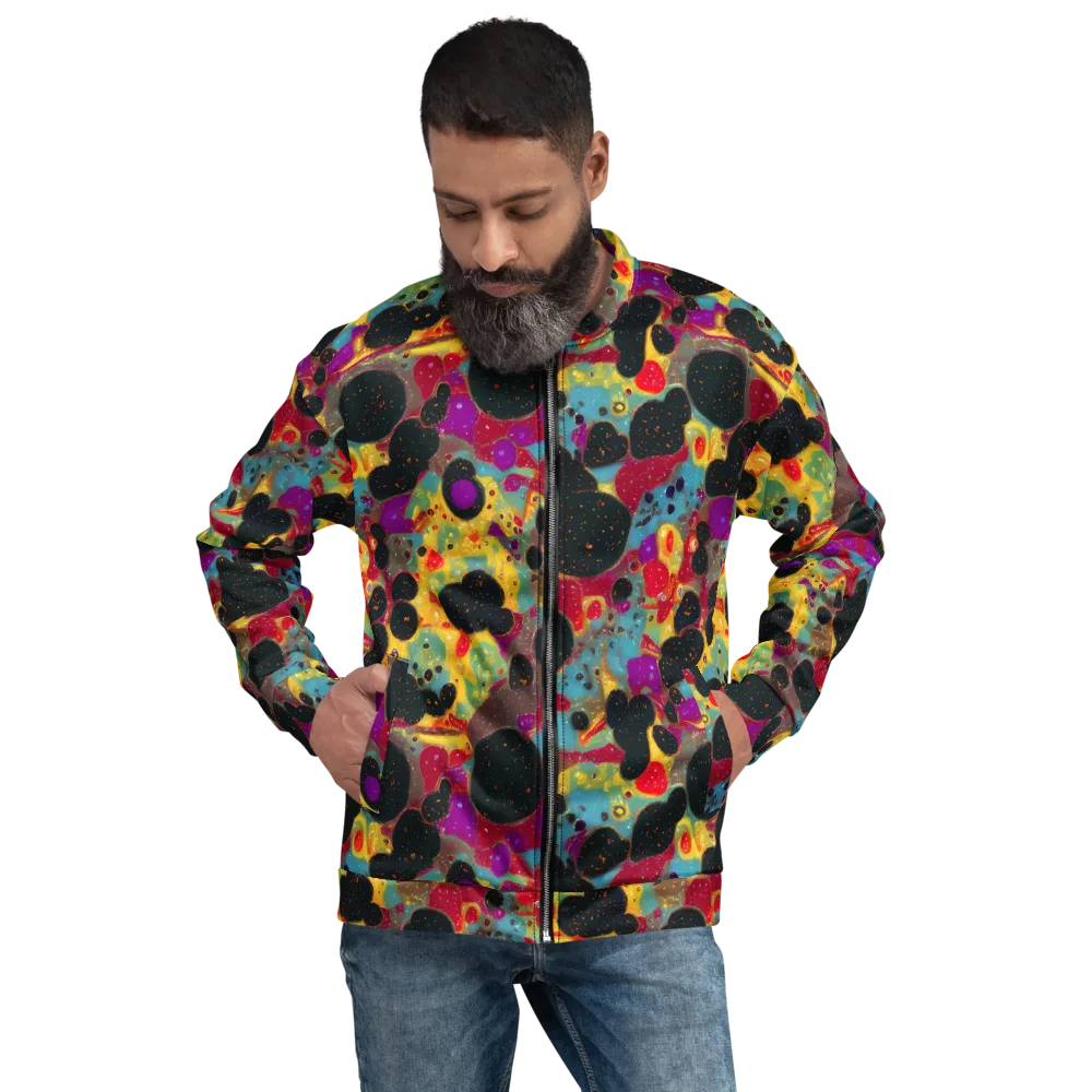 Black Hole Bonbons on Bomber Jacket — Front