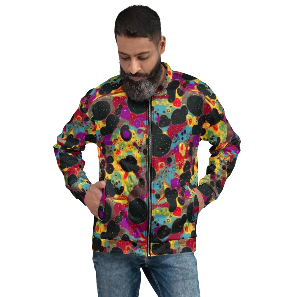 Black Hole Bonbons on Bomber Jacket — Front