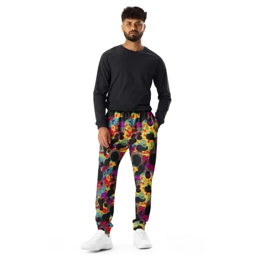 Black Hole Bonbons on a Men's Joggers