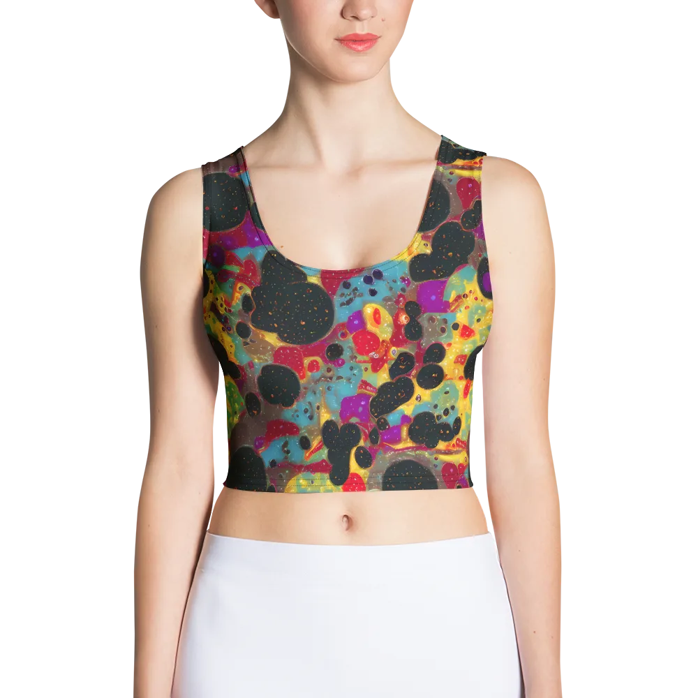 Black Hole Bonbons on Crop Top — Front