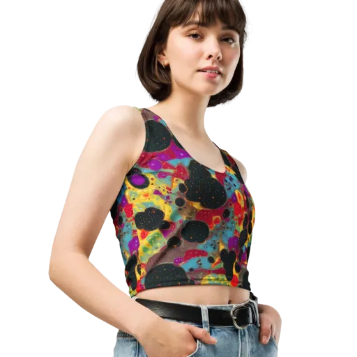 Black Hole Bonbons on a Crop Top