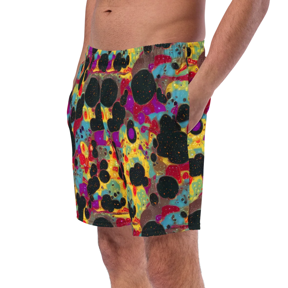 Black Hole Bonbons on Swim Trunks — Left Front