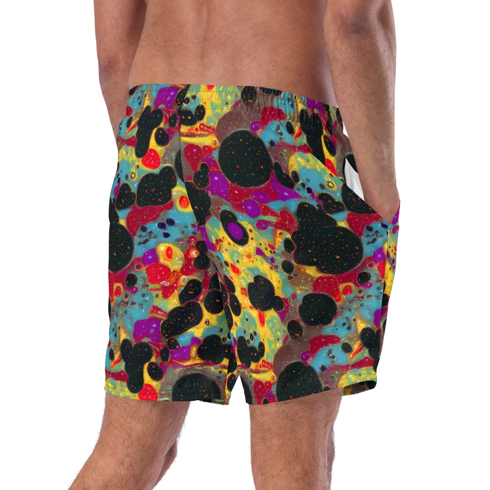 Black Hole Bonbons on Swim Trunks — Right Back