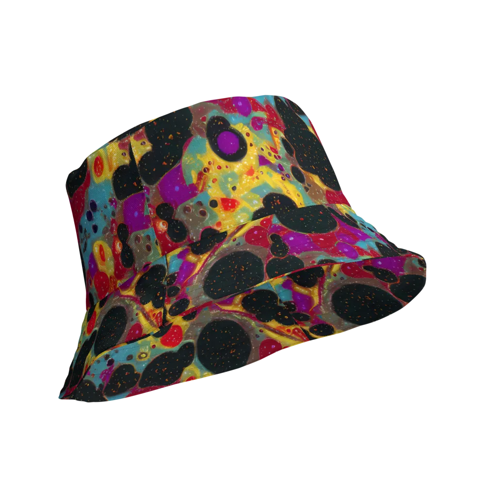 Black Hole Bonbons on Reversible Bucket Hat — Product details Outside