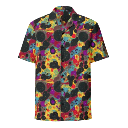 Black Hole Bonbons on a Button Shirt