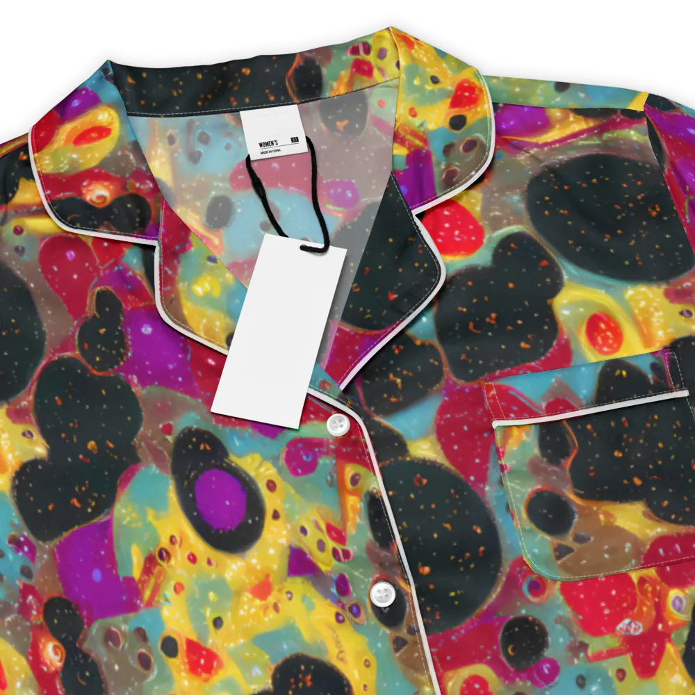 Black Hole Bonbons on Women's Short Sleeve Pajama Top — Product details