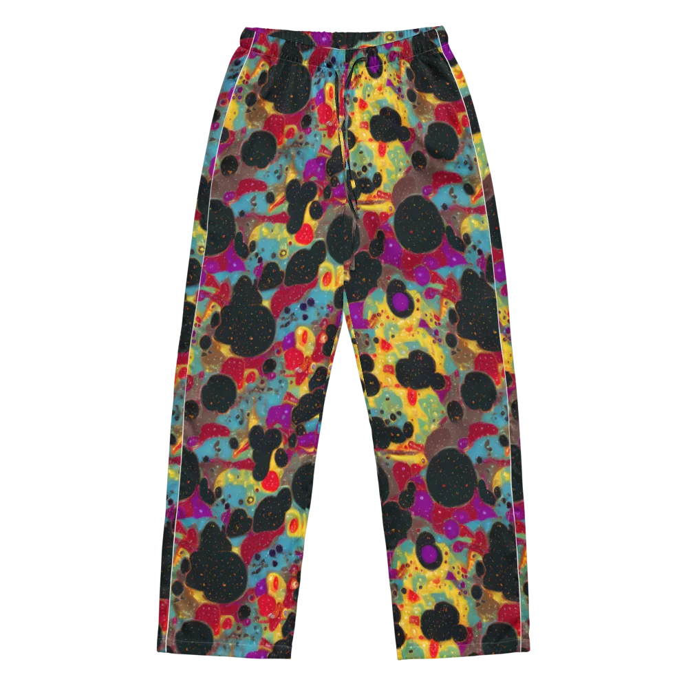 Black Hole Bonbons on Women's Pajama Pants — Front