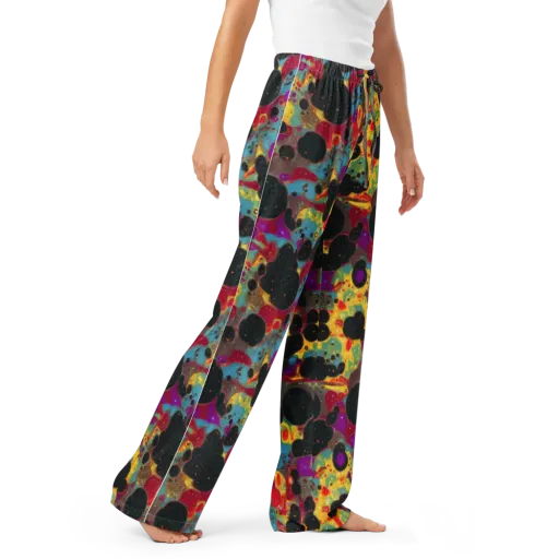 Black Hole Bonbons on a Women's Pajama Pants