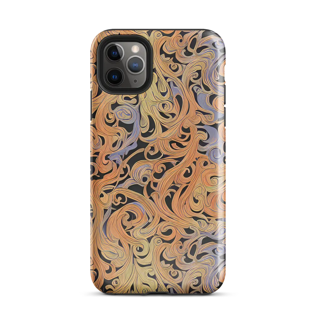 Molten Paisley on Tough Case for iPhone® — Front