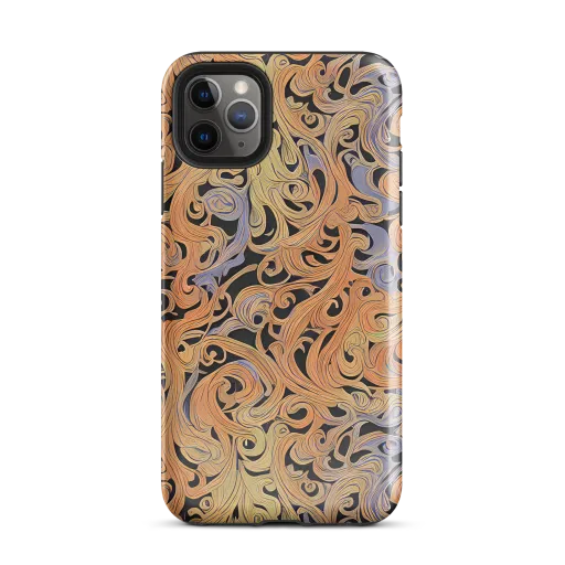 Molten Paisley on a Tough Case for iPhone®