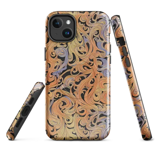 Molten Paisley on a MagSafe Tough Case for iPhone®
