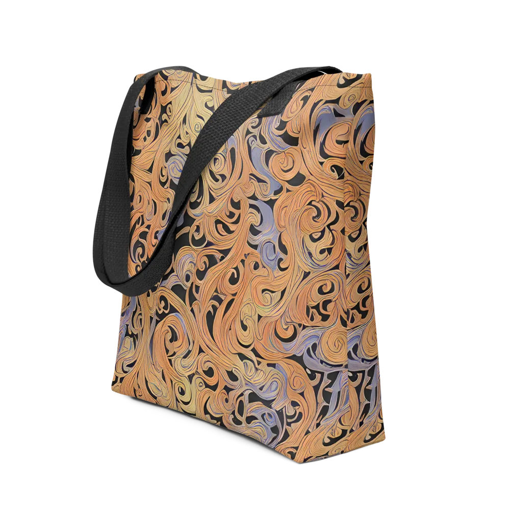 Molten Paisley on Tote Bag — Front
