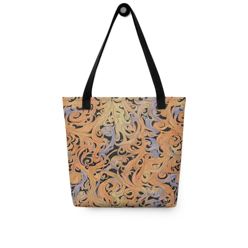 Molten Paisley on a Tote Bag