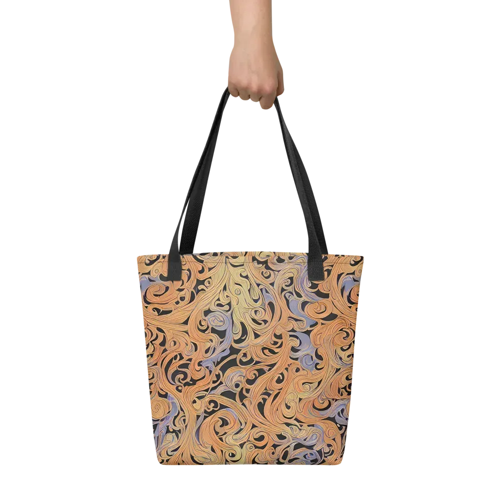 Molten Paisley on Tote Bag — Front