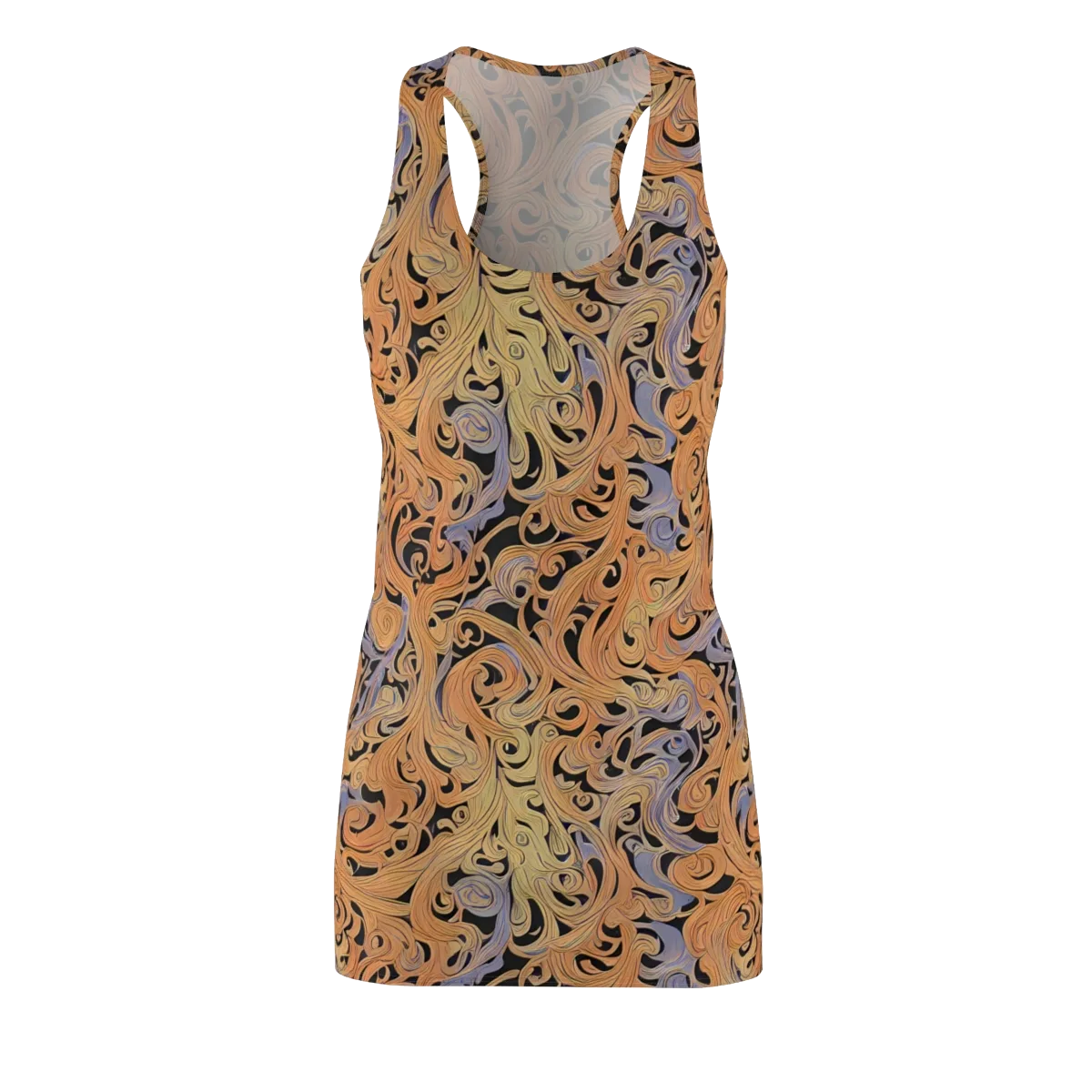 Molten Paisley on Racerback Dress — Front