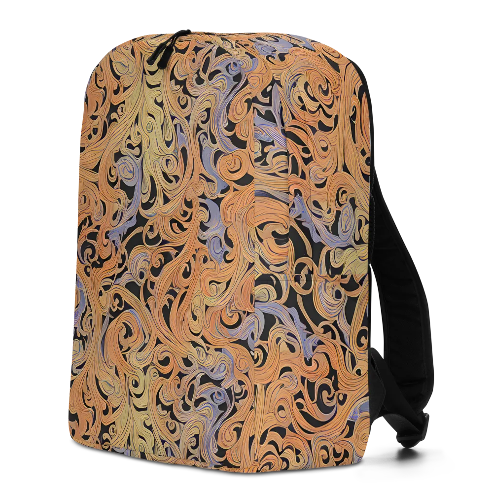 Molten Paisley on Minimalist Backpack — Left