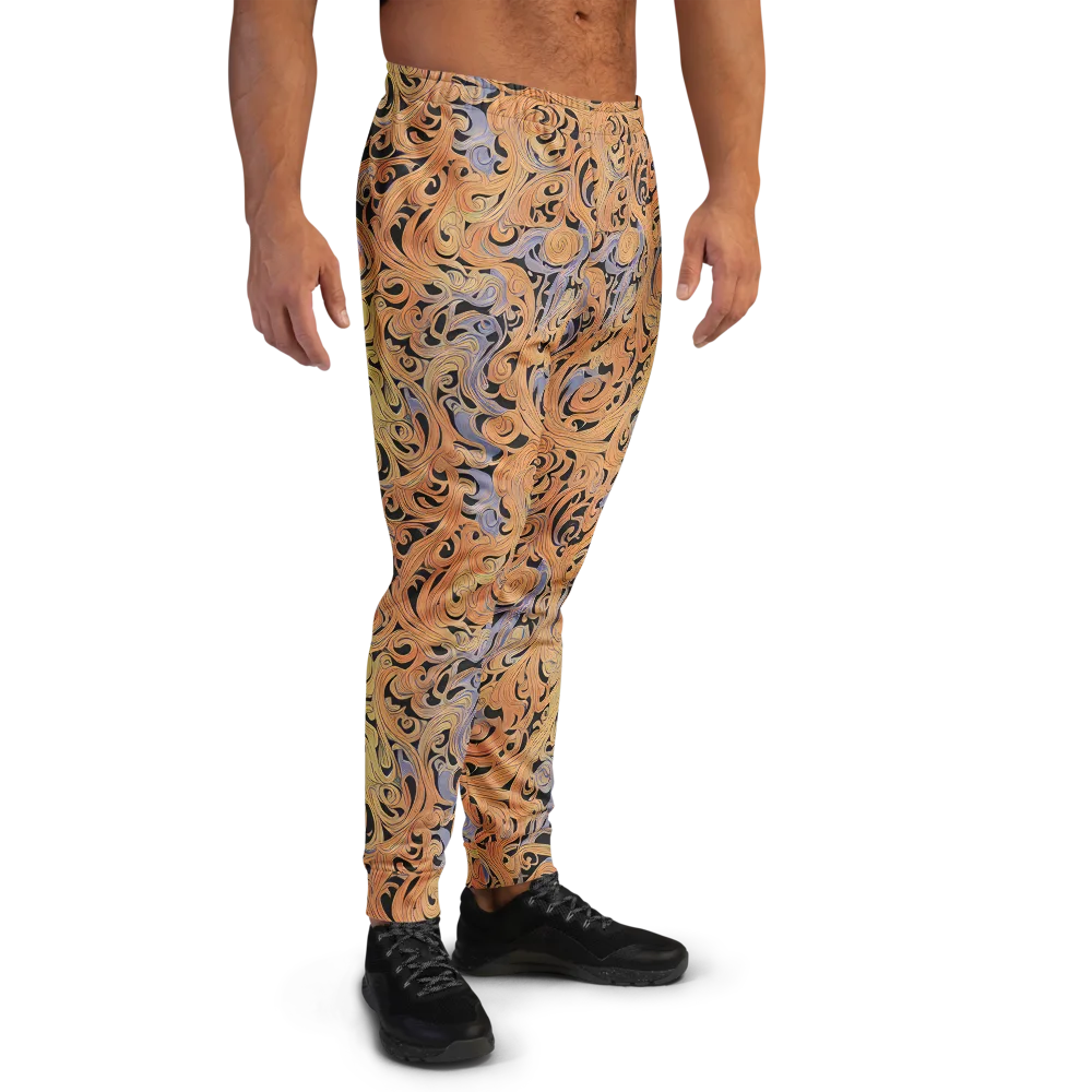 Molten Paisley on Men's Joggers — Right