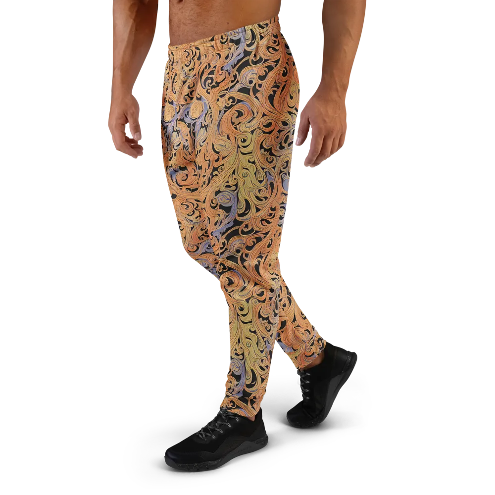 Molten Paisley on Men's Joggers — Left