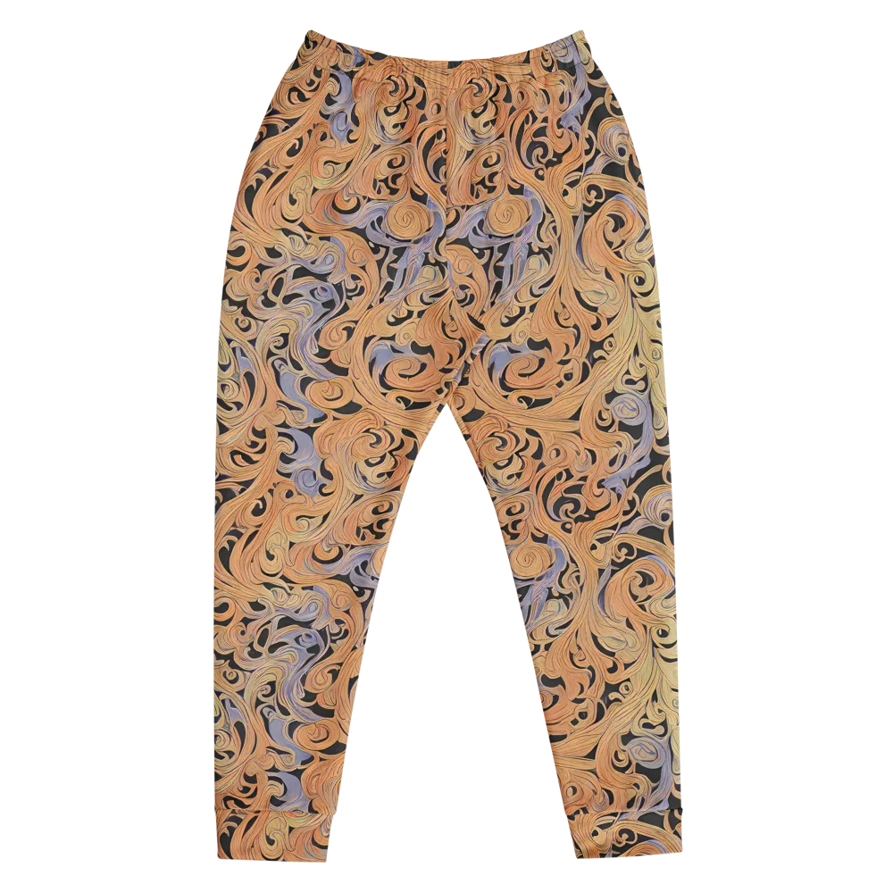 Molten Paisley on Men's Joggers — Front