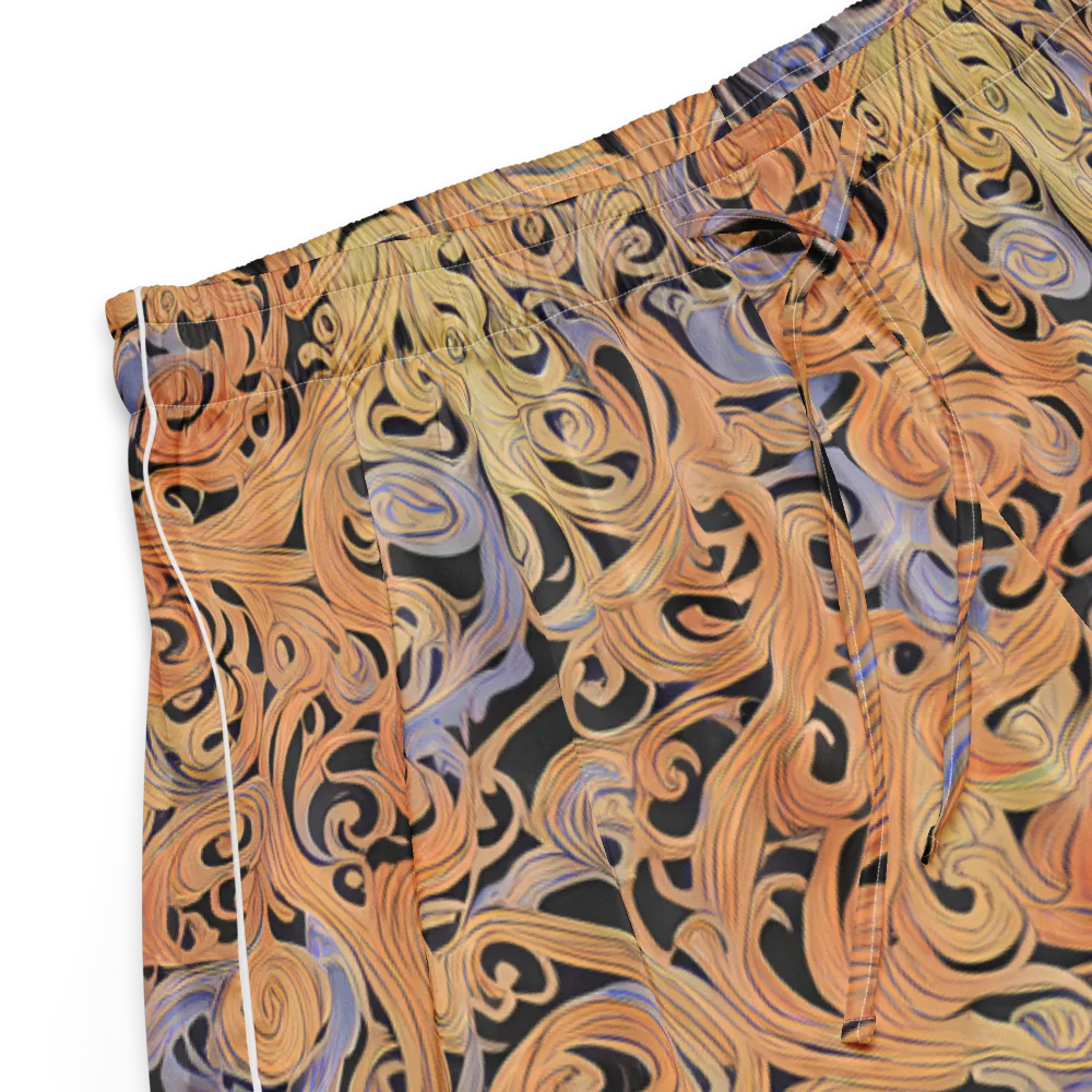 Molten Paisley on Women's Pajama Shorts — Product details