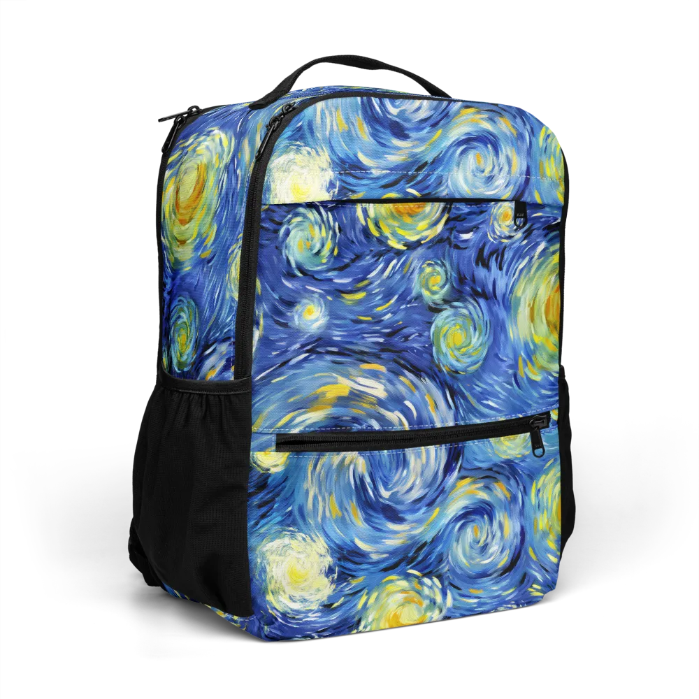 Cobalt Orbit on Utility Backpack — Right Front