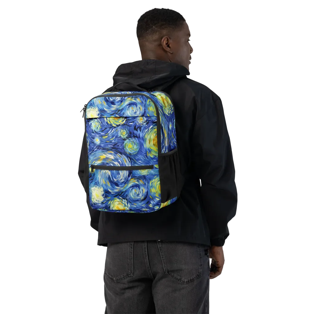 Cobalt Orbit on Utility Backpack — Back