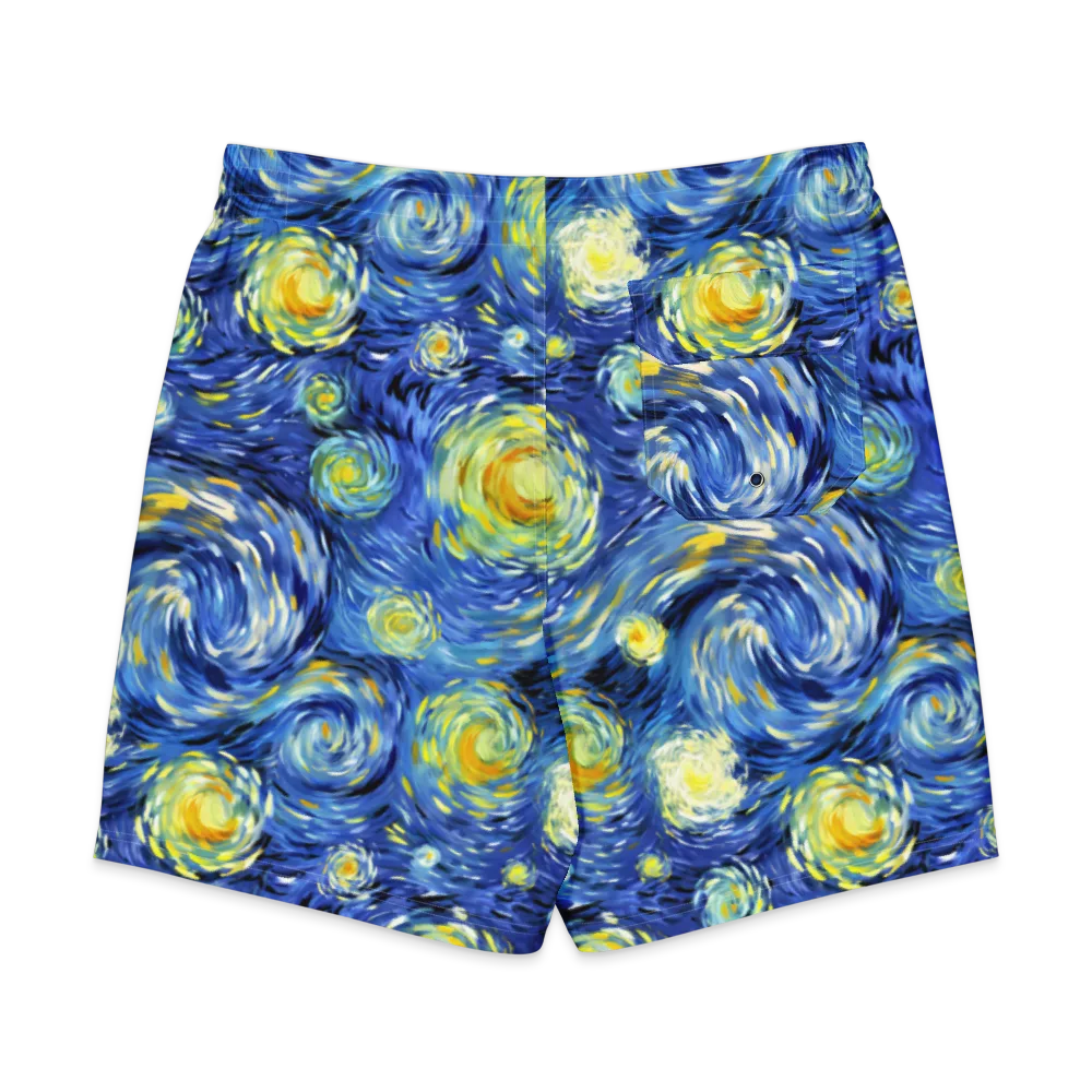 Cobalt Orbit on Men's Board Shorts — Back