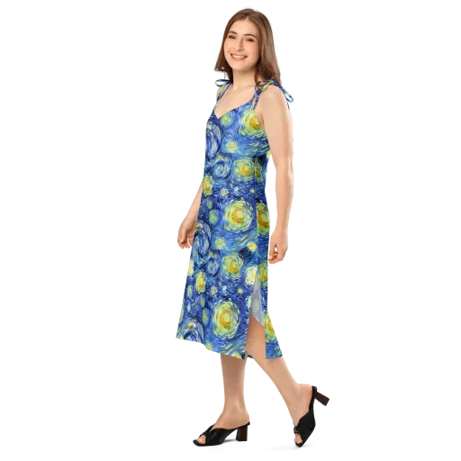 Cobalt Orbit on a Slip Dress