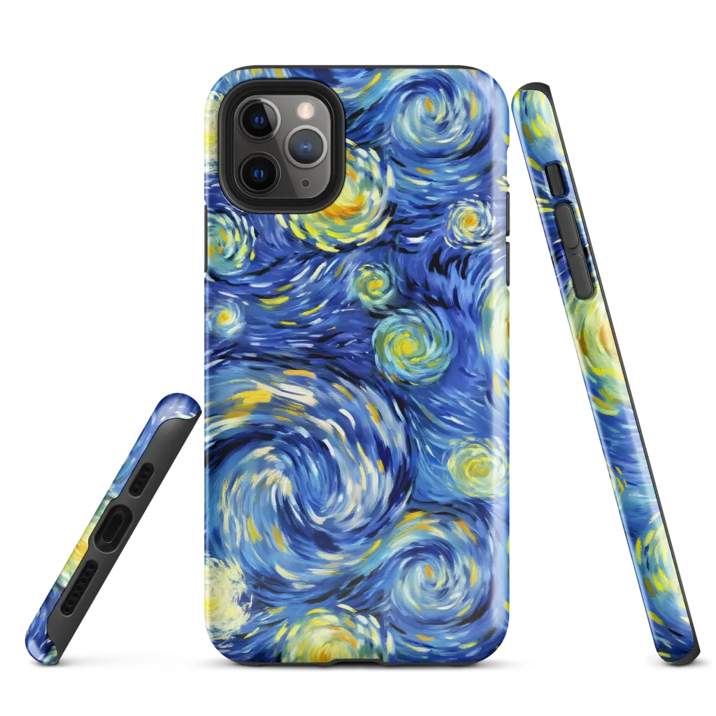 Cobalt Orbit on Tough Case for iPhone® — Front