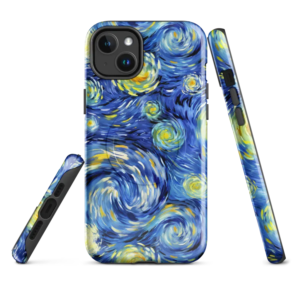 Cobalt Orbit on MagSafe Tough Case for iPhone® — Front