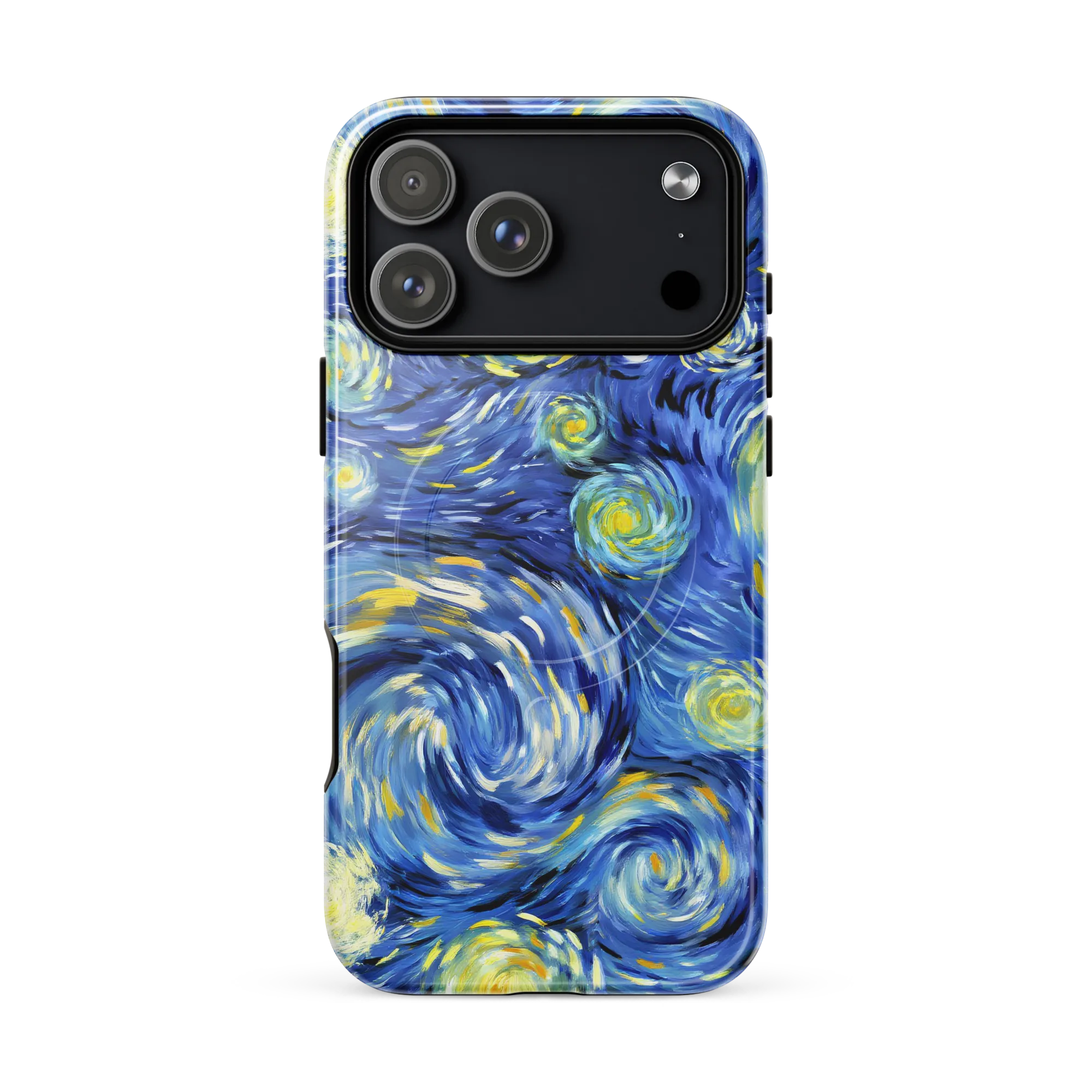 Cobalt Orbit on MagSafe Tough Case for iPhone® — Front