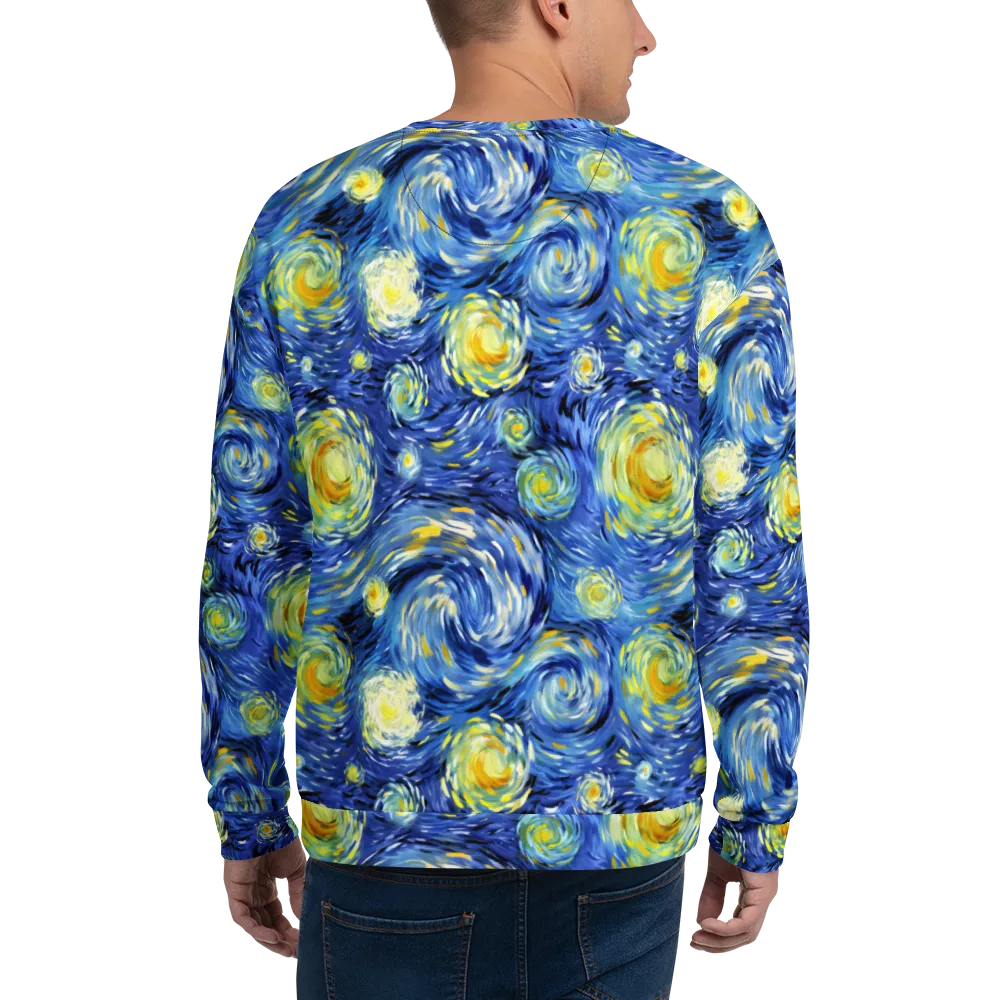 Cobalt Orbit on Sweatshirt — Back