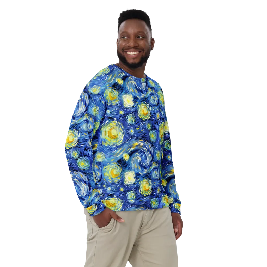 Cobalt Orbit on Sweatshirt — Front