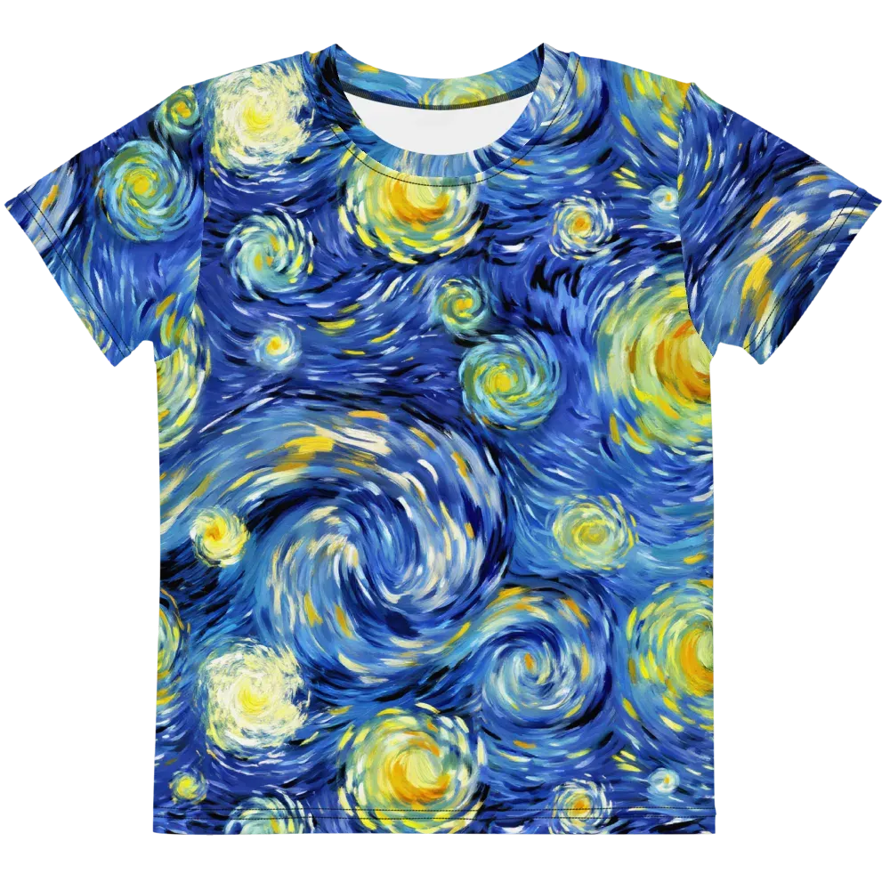 Cobalt Orbit on Kids Crew Neck T-Shirt — Front