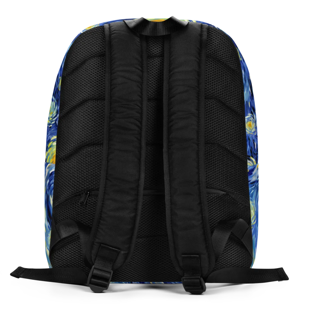 Cobalt Orbit on Minimalist Backpack — Back