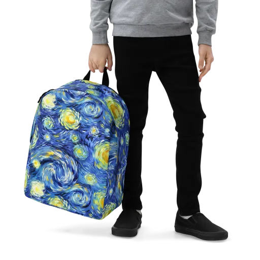 Cobalt Orbit on a Minimalist Backpack